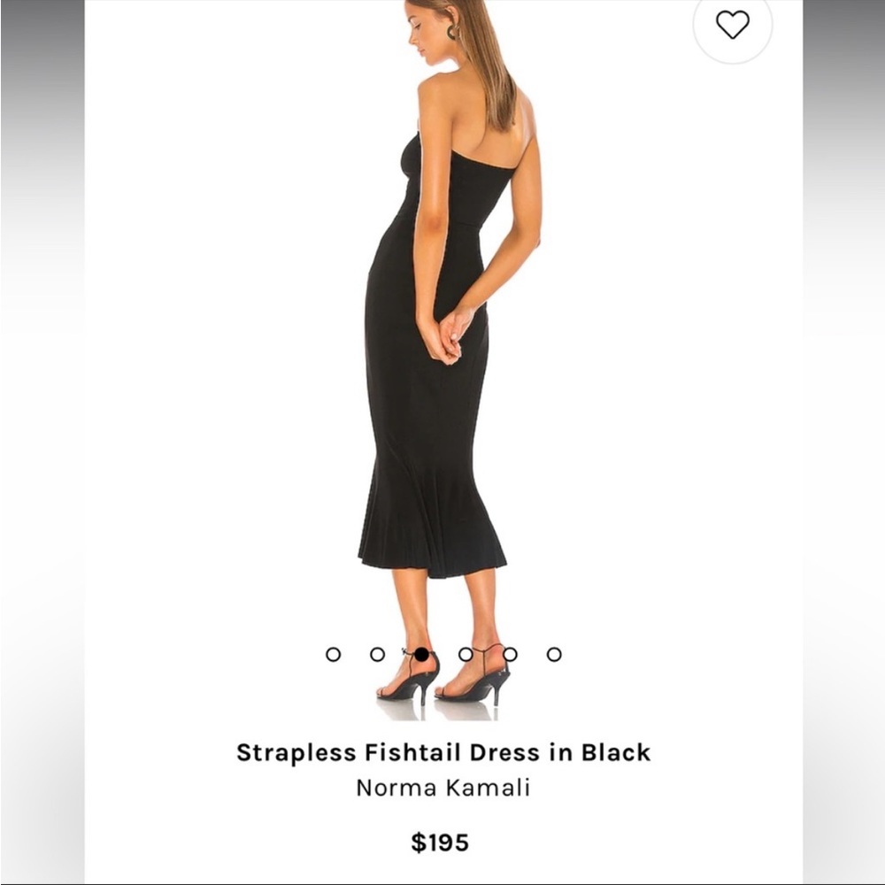 Norma Kamali strapless dress